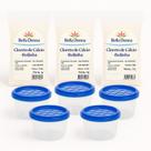 Kit 3 Cloreto De Cálcio Bolinha + 5 Potes Vazios