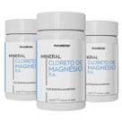 Kit 3 Cloreto Magnésio Suplemento Alimentar Natural Vitaminas puras 180 Cápsulas desempenho fisico