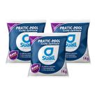 KIT 3 Cloro Suall Pratic pool Tratamento Sanitizante de piscina 2KG