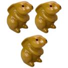 Kit 3 Coelhos Coelhinhos Pequenos Decorativos em Resina Kit 3 Coelhos Coelhinhos Pequenos Decorativos em Resina