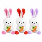 Kit 3 Coelhos de Pelúcia Para Páscoa Bonecos Decorativos 30cm Fofo Presente Kit 3 Coelhos de Pelúcia Para Páscoa Bonecos Decorativos 30cm Fofo Presente