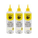 Kit 3 Cola de silicone líquida transparente Rendicolla 250g