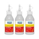 Kit 3 Cola de silicone para artesanato Tek Bond transparente 100ml
