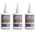 Kit 3 Cola Instantânea Marceneiro Ultra Rápido 100G - Almasuper
