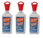 Kit 3 Cola Jeans P/ Tecidos Grossos Não Tóxico Acrilex 100g