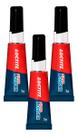 Kit 3 Cola Loctite Super Bonder 3,6g Brilho Multiuso