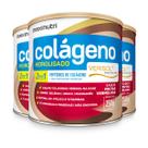 Kit 3 Colágeno Hidrolisado 2 em 1 Verisol Maxinutri 250g Frutas Vermelhas