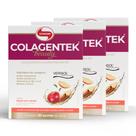 Kit 3 Colagentek Beauty Vitafor 30 Sachês 3,5g Maçã Com Canela