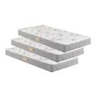 Kit 3 Colchões Solteiro D23 Ecoline - 88x188x14 Kit 3 Colchões Solteiro D23 Ecoline - 88x188x14