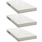 Kit 3 Colchões Solteiro Ortobom D23 Light 78x188x12 Branco/cinza Kit 3 Colchões Solteiro Ortobom D23 Light 78x188x12 Branco/cinza