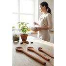 Kit 3 Colheres Pau Madeira Maciça Cozinha Resistente