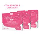Kit 3 Collaskin 2,5 com Colágeno, Vitamina C e Ác Hialu