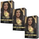 Kit 3 Coloração Creme Permanente Excllusiv Color Pratic Louro Escuro Acinzentado 6.1 Haskell Kit 3 Coloração Creme Permanente Excllusiv Color Pratic Louro Escuro Acinzentado 6.1 Haskell