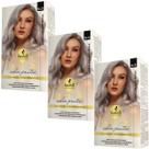 Kit 3 Coloração Creme Permanente Excllusiv Color Pratic Superclareador Pérola 12.21 Haskell