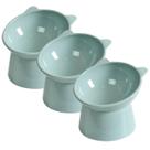 Kit 3 comedouro bebedouro elevado ergonômico para gatos e cães 300ml Kit 3 comedouro bebedouro elevado ergonômico para gatos e cães 300ml