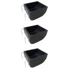 Kit 3 Comedouros Abecel 10 Litros 30x26x16