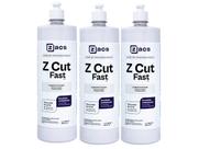 Kit 3 Composto Polidor Zacs Z Cut Fast 1L Profissional Kit 3 Composto Polidor Zacs Z Cut Fast 1L Profissional