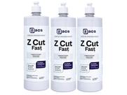 Kit 3 Composto Polidor Zacs Z Cut Fast 1L Profissional Kit 3 Composto Polidor Zacs Z Cut Fast 1L Profissional