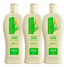 Kit 3 Condicionador para Cabelo Cacheado Babosa e Macadâmia Cachos Bio Extratus 500ml