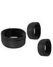 Kit 3 Conduíte Flex Espiralado 3/4 25m Preto Antichama