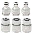 Kit 3 Conector 3/4 + 3 Engate 1/2 Aluminio Jardinagem Vonder