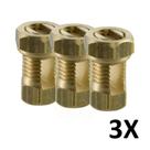 Kit 3 Conector de Pressão Parafuso Split Bolt Metálico 06mm