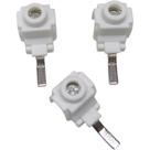 Kit 3 Conector Generico Lateral Terminal Saída para Barramento Pente ou Disjuntor