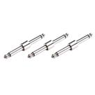 Kit 3 Conector P10 P10 Mono Para Pedais de Guitarra Baixo Kit 3 Conector P10 P10 Mono Para Pedais de Guitarra Baixo