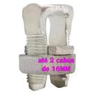 Kit 3 Conector Parafuso Fendido para Emenda de Cabos Fios Split Bolt de 16mm