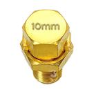 Kit 3 Conector Parafuso Fendido Split Bolt 10mm Latão Emenda Cabos