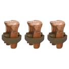 Kit 3 conector split bolt paraf fendido 70mm