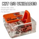 Kit 3 Conector Wago Emenda 3 Fios Mod. 221-613 Kit 3 Conector Wago Emenda 3 Fios Mod. 221-613