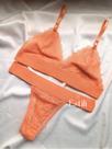 Kit 3 Conjunto Feminino Renda Sexy Sem Metal Transparente Calcinha Sutiã