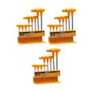 Kit 3 Conjunto Jogo de Chaves Tipo T Torx 8 Peças Ingco Kit 3 Conjunto Jogo de Chaves Tipo T Torx 8 Peças Ingco
