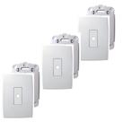 Kit 3 Conjunto Saida Fio 4x2 Pial Plus Normal Legrand 611048