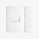 Kit 3 Conjuntos 4x2 Interruptor 1 Tecla Simples Fame Habitat