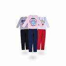 Kit 3 Conjuntos Femininos Roupas Infantil Blusas e Calças Legging Meia Estação