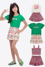 Kit 3 Conjuntos Infantil Verde Menina Kit 3 Conjuntos Infantil Verde Menina