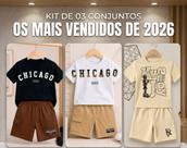 Kit 3 Conjuntos Infantis Masculinos Roupa De Menino Estiloso, Roupa De Menino Estiloso.