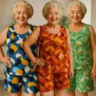 Kit 3 Conjuntos Plus Size Feminino Senhora Regata Soltinho Confortável Verão