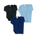 Kit 3 Conjuntos Térmicos Peluciado Body + Calça bebê - P