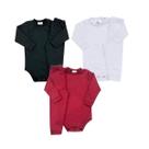 Kit 3 Conjuntos Térmicos Peluciado Body + Calça bebê - PP Kit 3 Conjuntos Térmicos Peluciado Body + Calça bebê - PP
