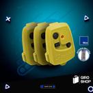 Kit 3 Controle Remoto Peccinin Portão Eletrônico 3c 433Mhz - AMARELO Kit 3 Controle Remoto Peccinin Portão Eletrônico 3c 433Mhz - AMARELO