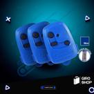 Kit 3 Controle Remoto Peccinin Portão Eletrônico 3c 433Mhz - Azul
