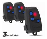 kit 3 controles Peccinin para portão eletrônico 433mhz