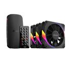 Kit 3 Cooler + Controladora Argb 120mm Pcyes Sangue Frio 3 L LED RGB