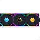 KIT 3 Cooler Lian Li Gamer UNI FAN SL WIRELESS LCD 120 ARGB