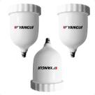 kit 3 Copo Pistola De Pintura Universal 600ml
