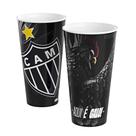 Kit 3 Copos Do Atlético Mineiro Galo 700ml Plástico Grande Bebidas
