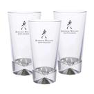 Kit 3 Copos Long Drink de Vidro Whiskey Johnnie Walker 450ml